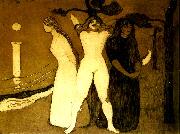Edvard Munch kvinna oil painting reproduction